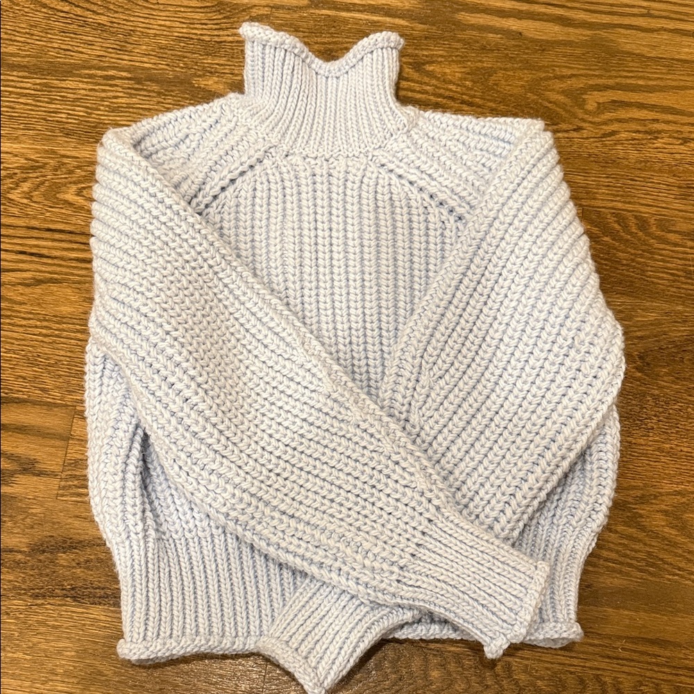 Cozy White Knit Sweater